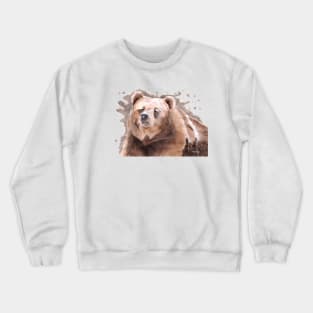 Silvertip (Grizzly) Bear Crewneck Sweatshirt